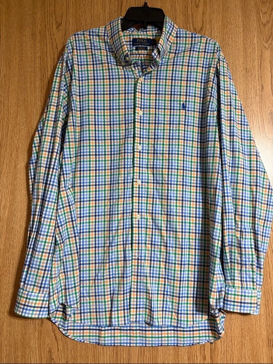 Polo Ralph Lauren Other - Polo by Ralph Lauren Multicolor Green & Blue Check Button-Down Shirt